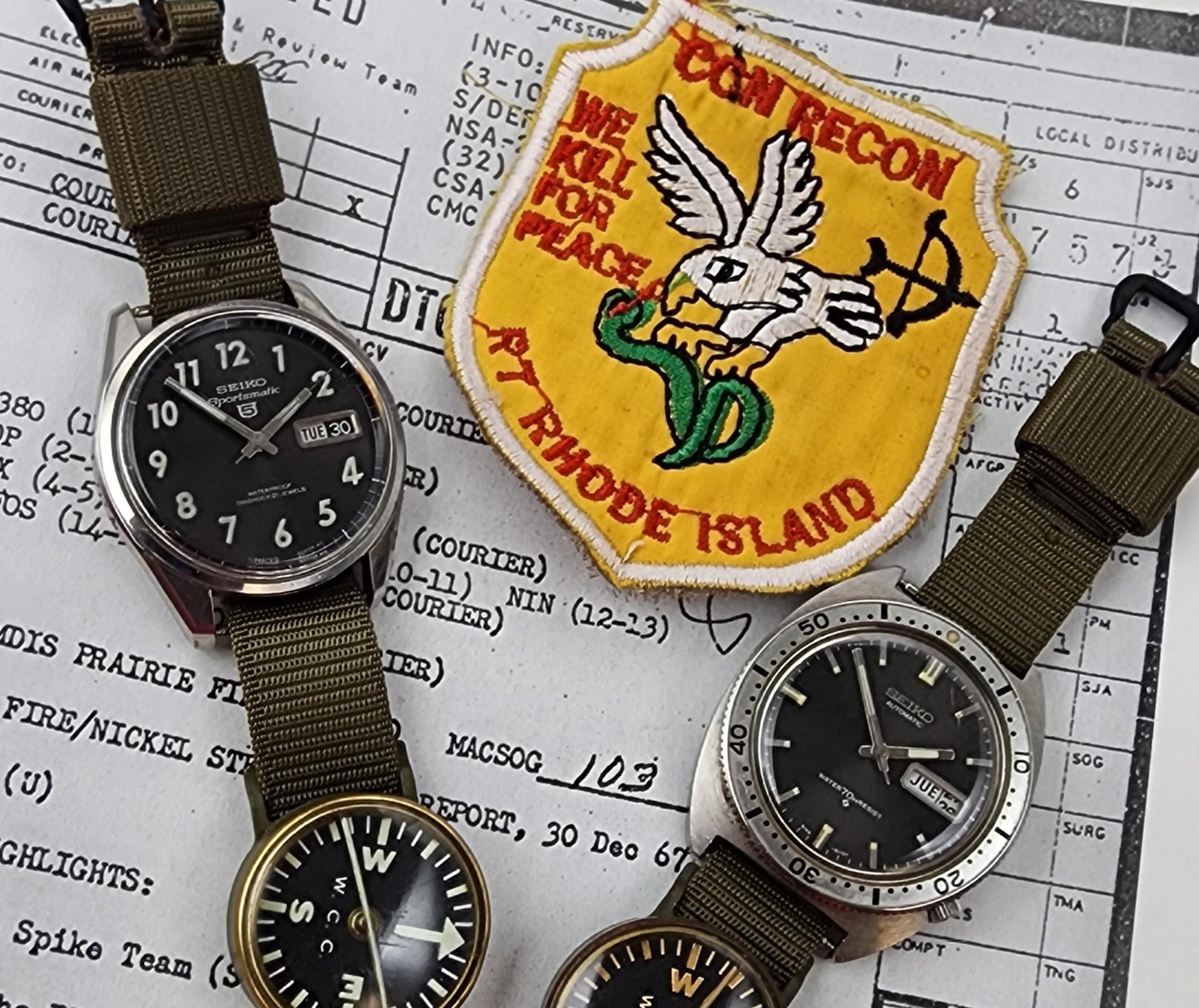 SOG Seikos - Vietnam MACV-SOG Watches, Part II