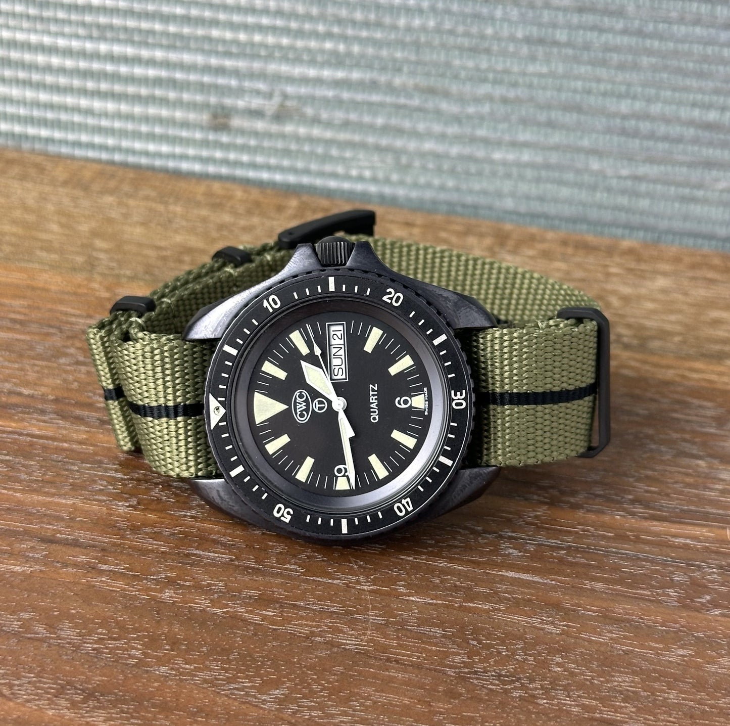 Five Eye Nylon Watch Strap - PVD/Black