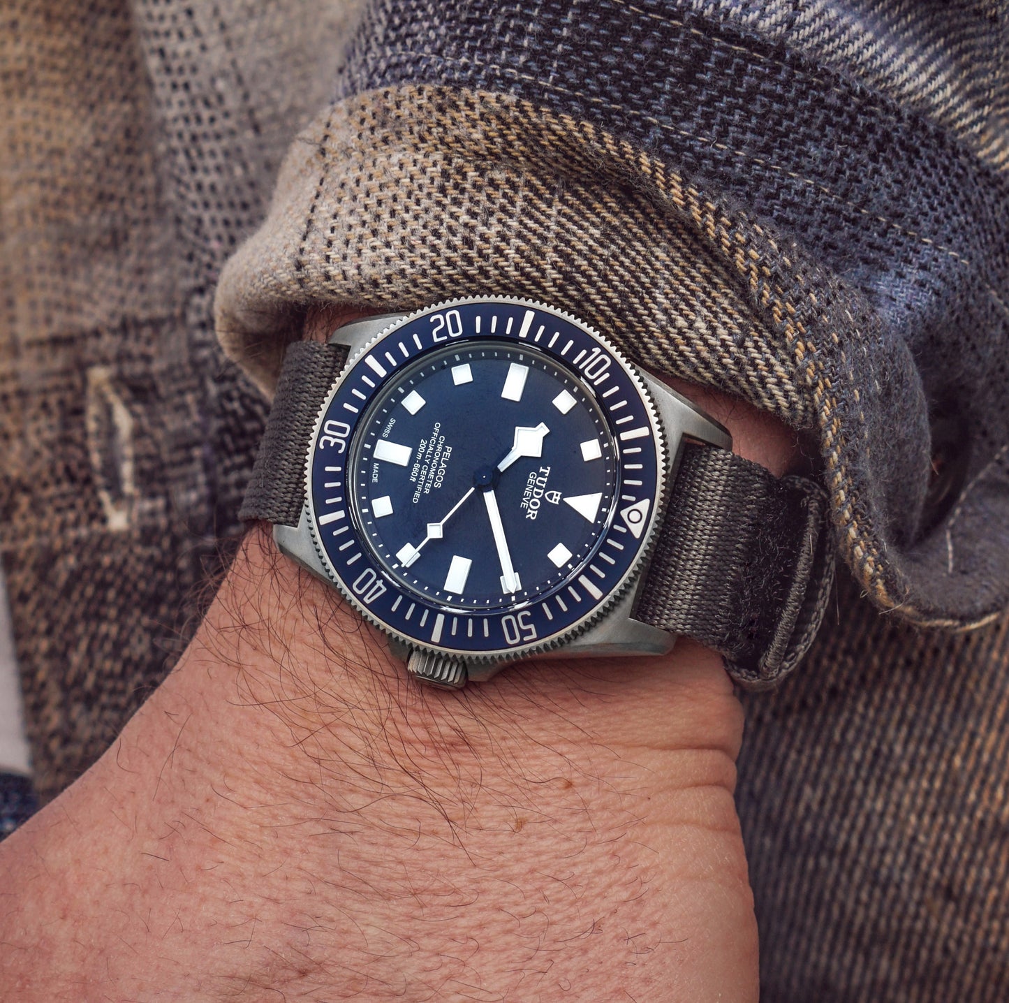 Glomar Explorer - Hook And Loop Watch Strap