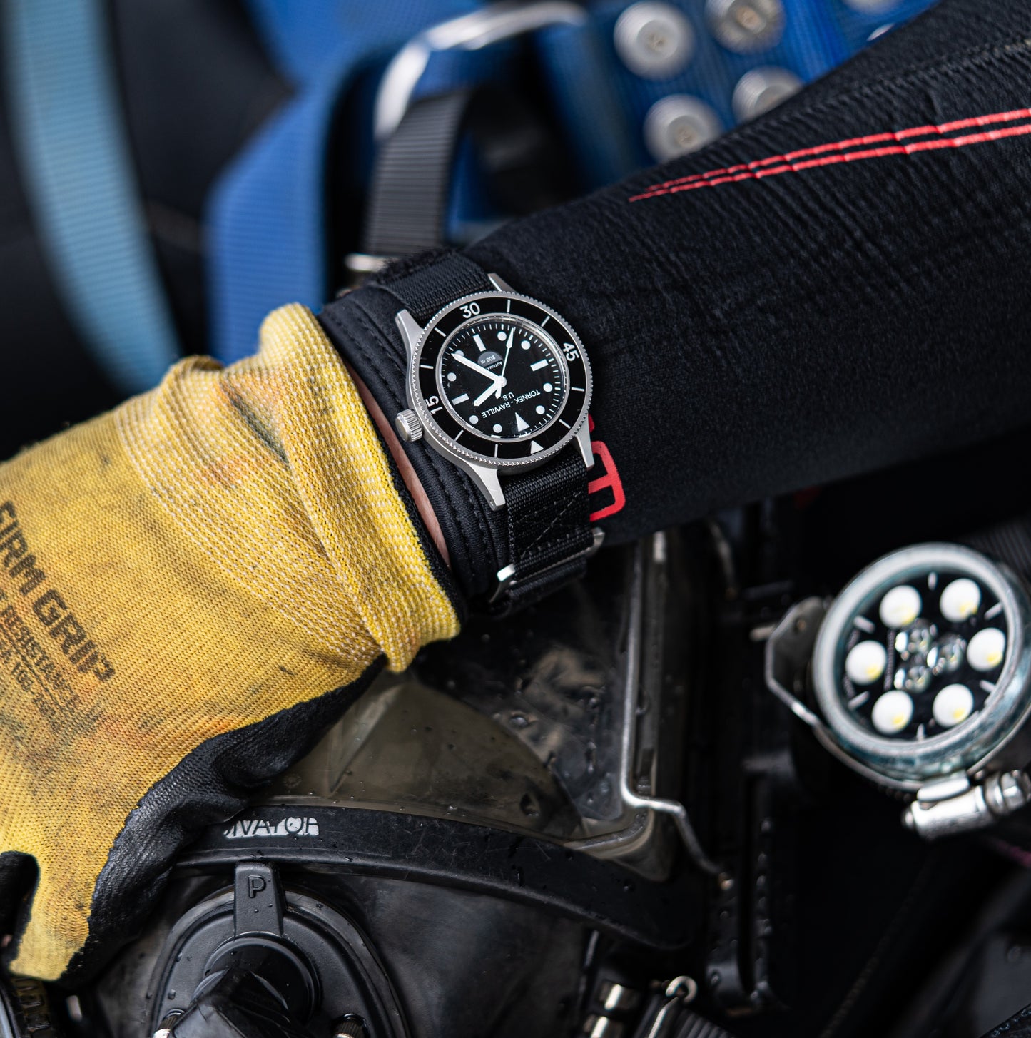 Glomar Explorer - Hook And Loop Watch Strap