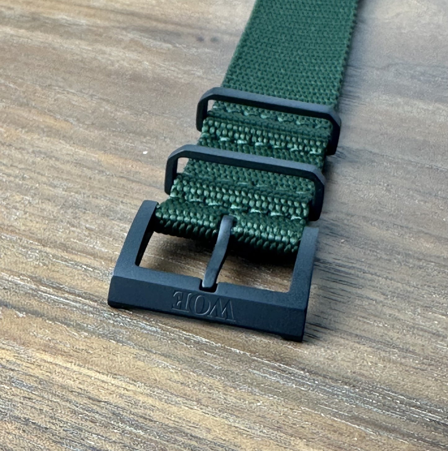 Five Eye Nylon Watch Strap - PVD/Black