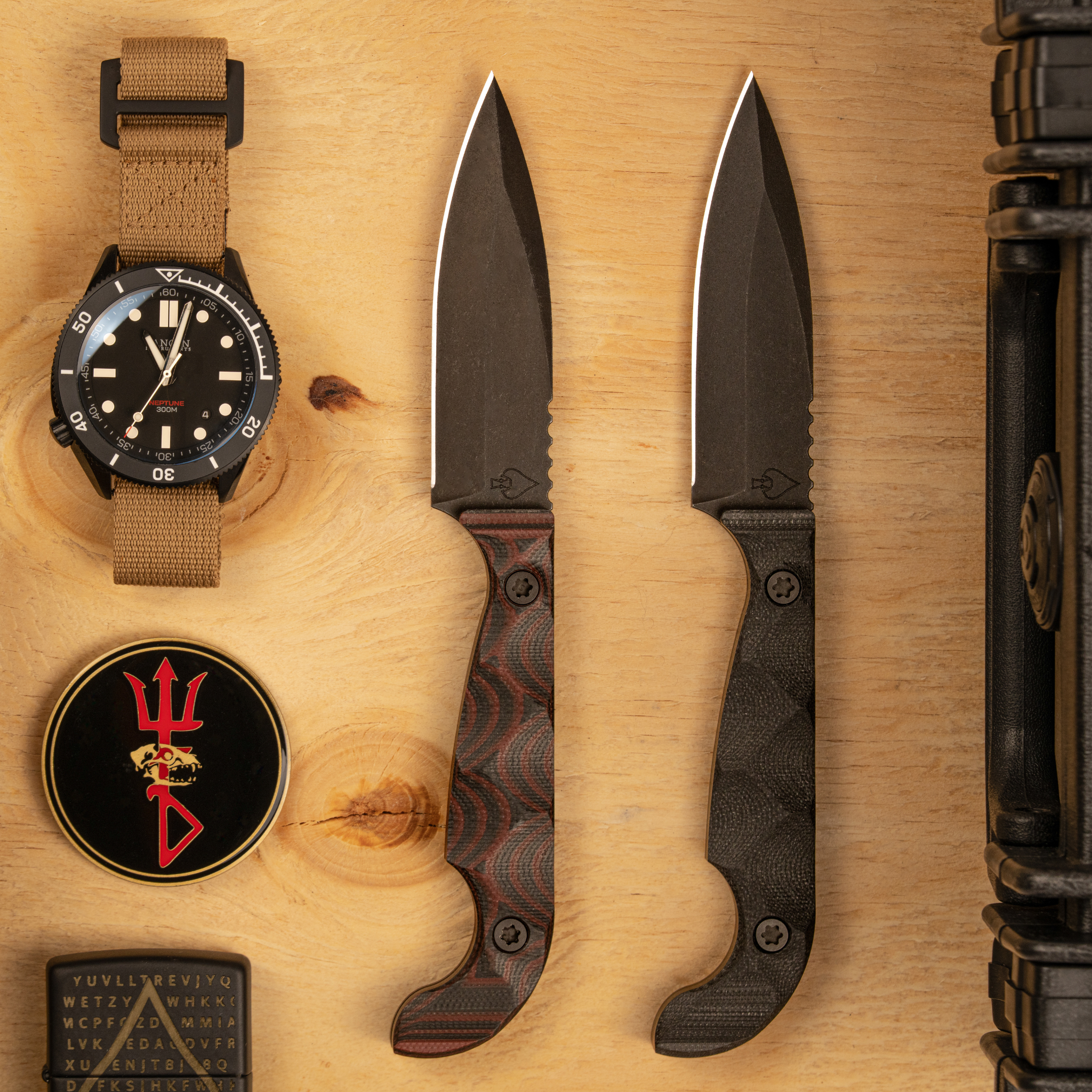 ユ*ゴ様 SEAF knife /ノーブランド品 W.O.E. x Wolf Forty Designs SEAF Jr – Watches of Espionage