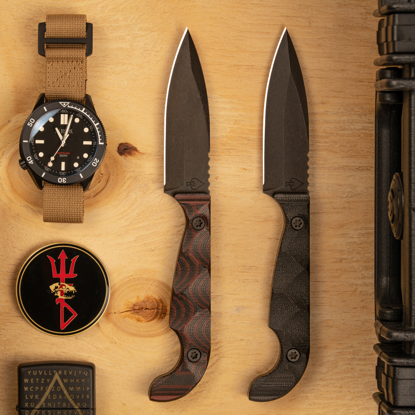 W.O.E. x Wolf Forty Designs SEAF Jr. Grip Scales