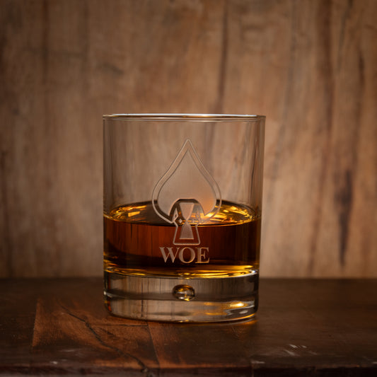 W.O.E. Spearhead Whiskey Glass - NEW