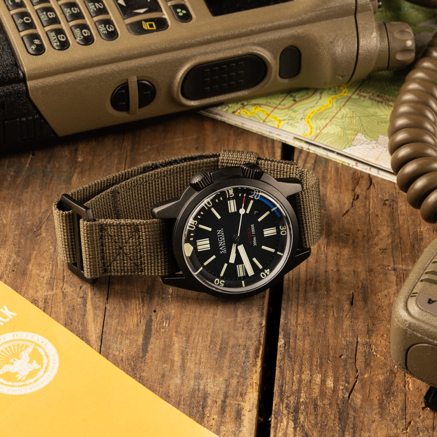 PVD Glomar Explorer - Hook & Loop Strap - Black