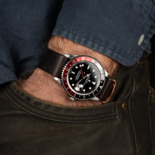 Safari Shell Cordovan Single-Pass Strap