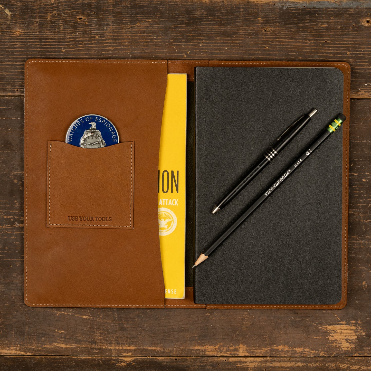 Leather & Canvas Moleskine Cover