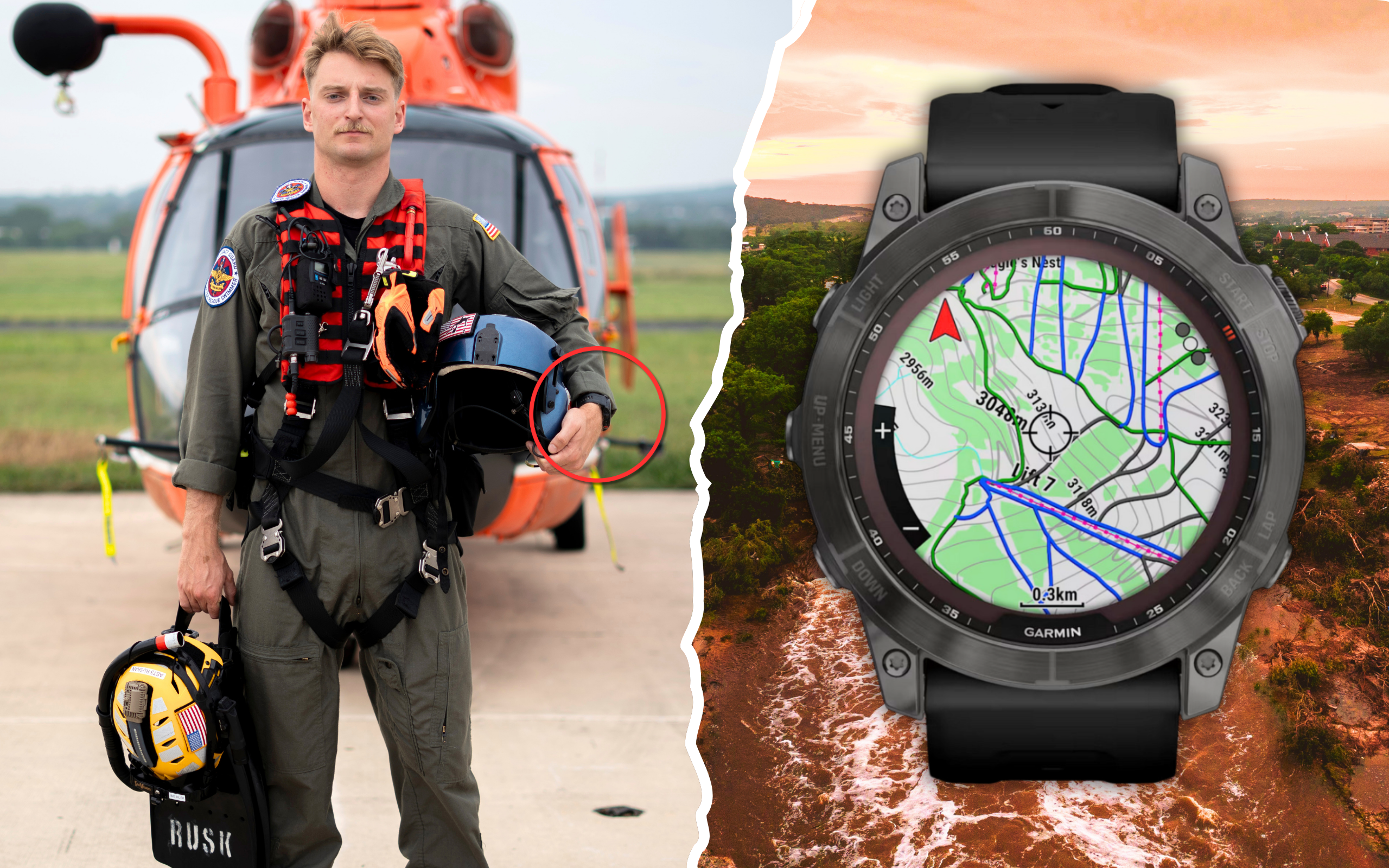 Using a Garmin Smartwatch as a Tool with Coast Guard Rescue Swimmer Scott Ruskan