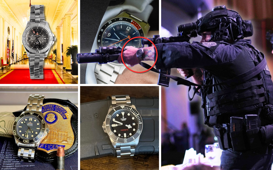 US Secret Service Unit Watches - Tudor, Omega, Rolex, & More