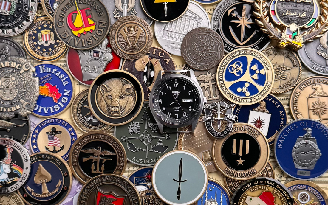 Challenge Coins & Watches - CIA and Military Culture