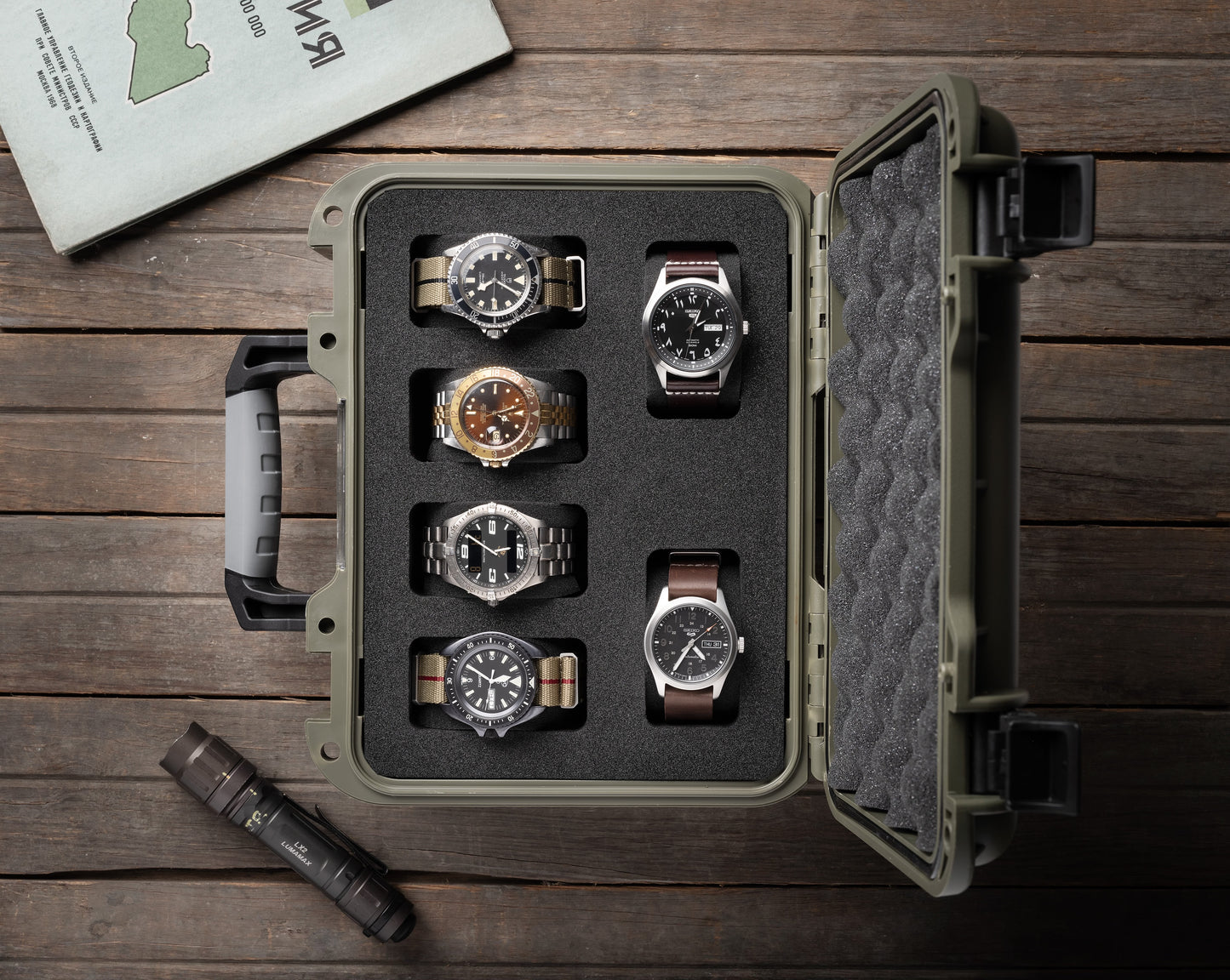 6 Watch Storage & Travel Case