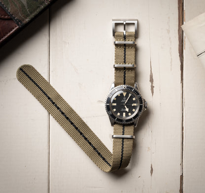 Five Eye Nylon Watch Strap - Stripe