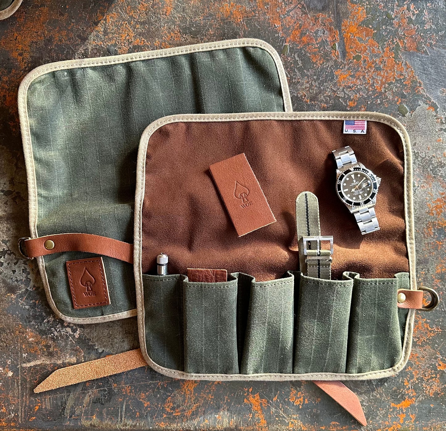 The Diplomat 4 Watch Roll