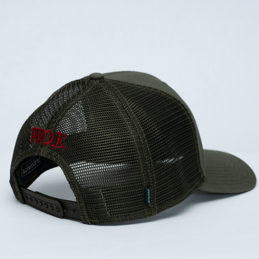 The W.O.E. Spearhead Trucker Hat