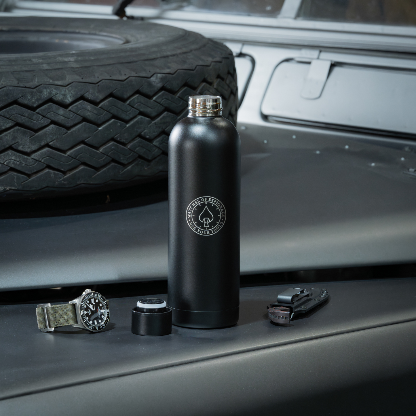 W.O.E. Use Your Tools 750ML Water Bottle - NEW