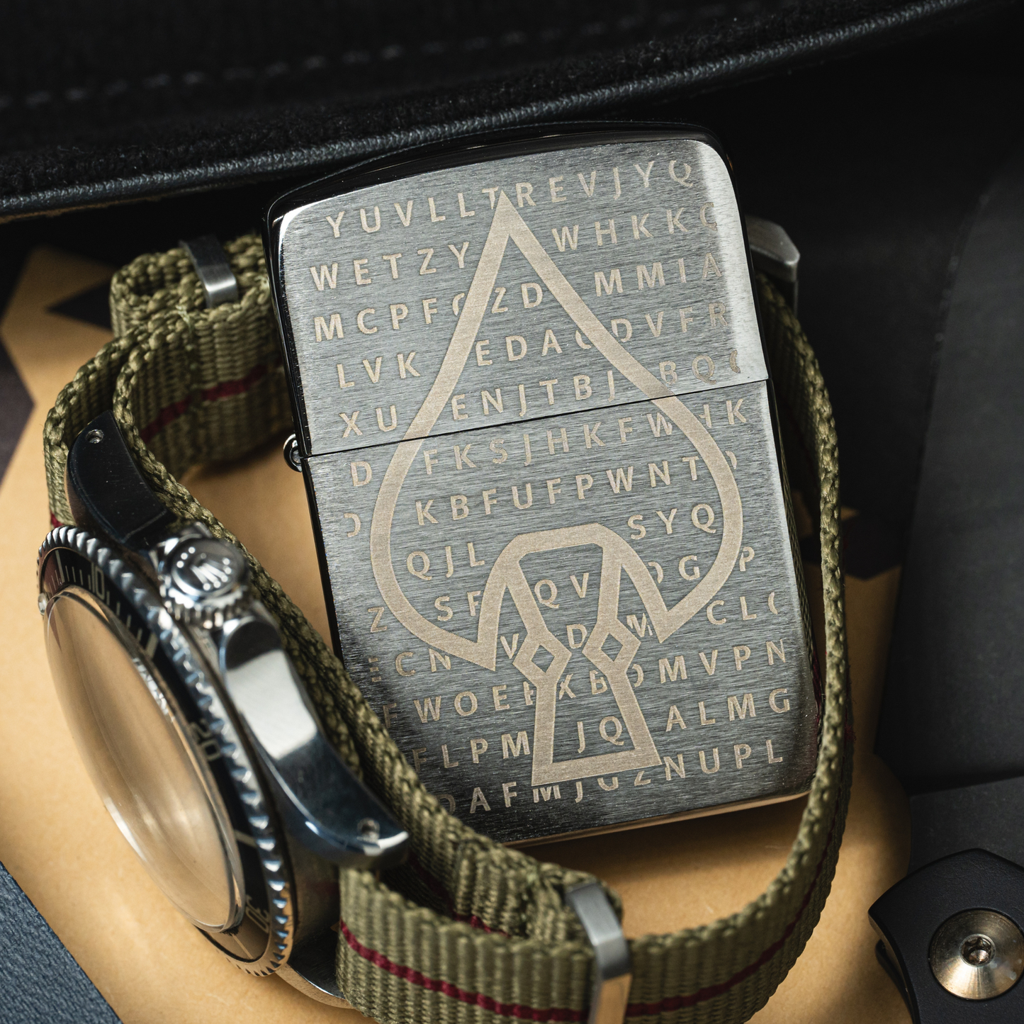 The Kryptos Zippo By W.O.E.