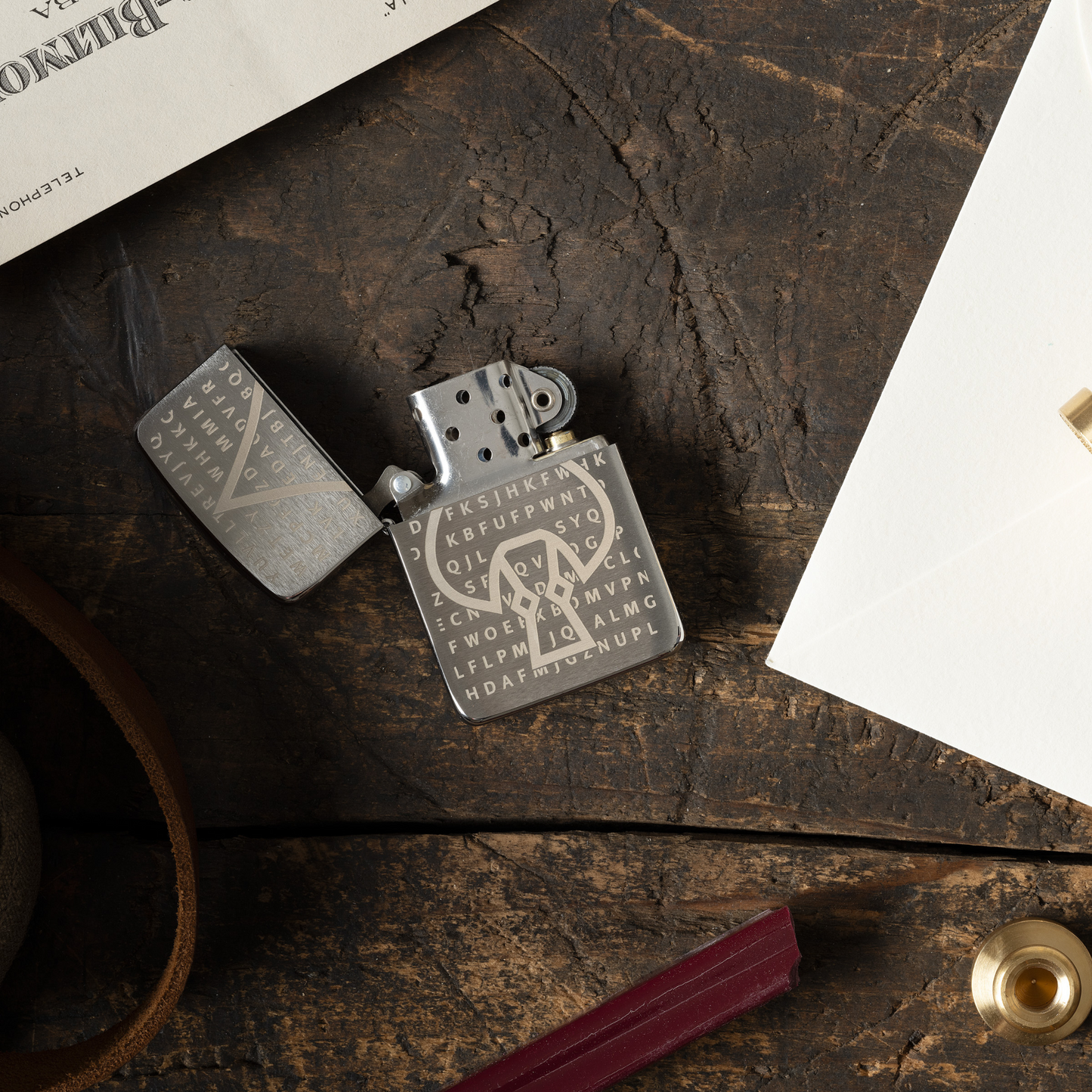 The Kryptos Zippo By W.O.E.