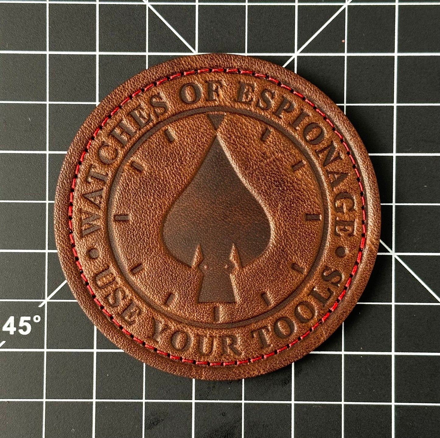 W.O.E. Made in USA Leather Patches