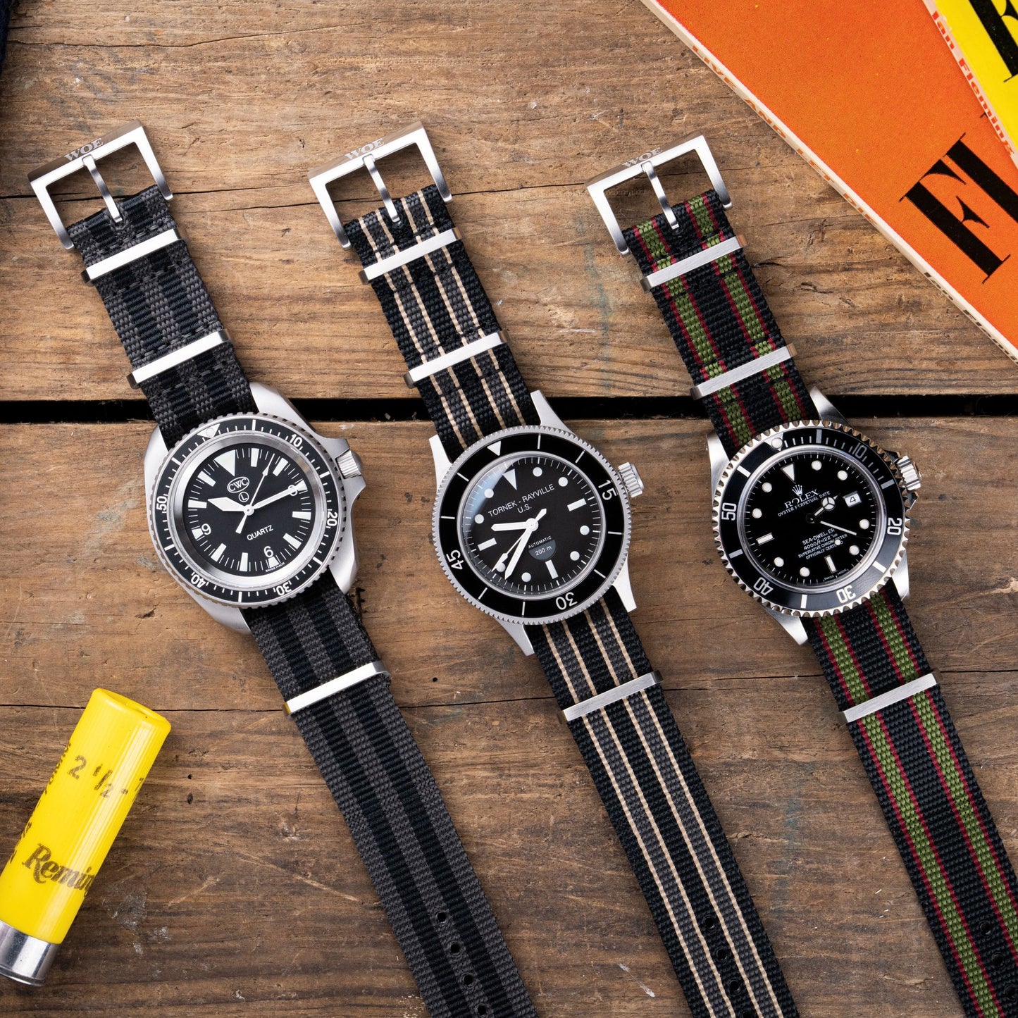 007 Bond Nylon Strap- Five Eye