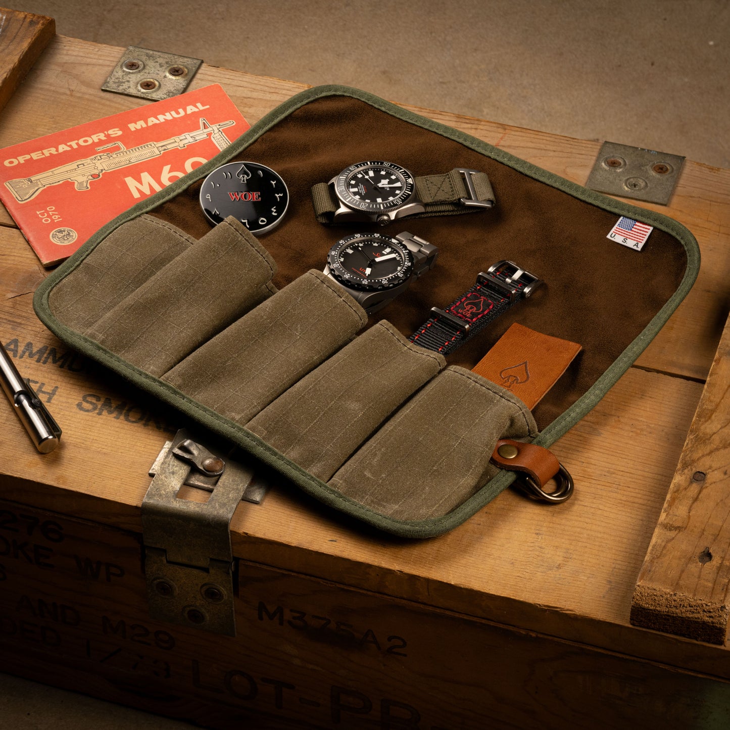 The Diplomat 4 Watch Roll