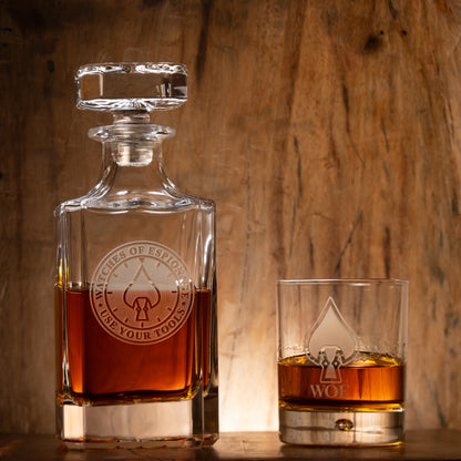 W.O.E. Spearhead Whiskey Glass - NEW