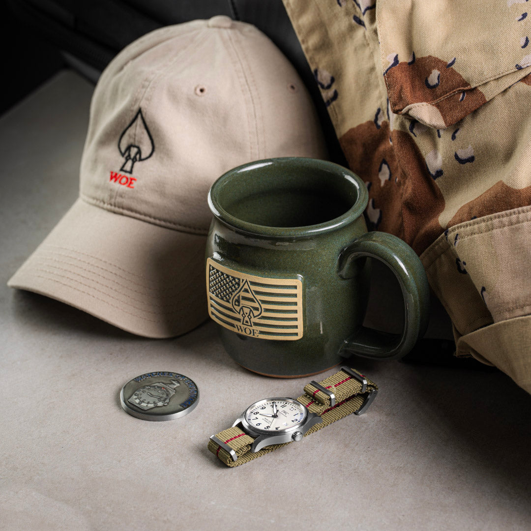 W.O.E. Coffee Mug - NEW USA SPEARHEAD VERSION