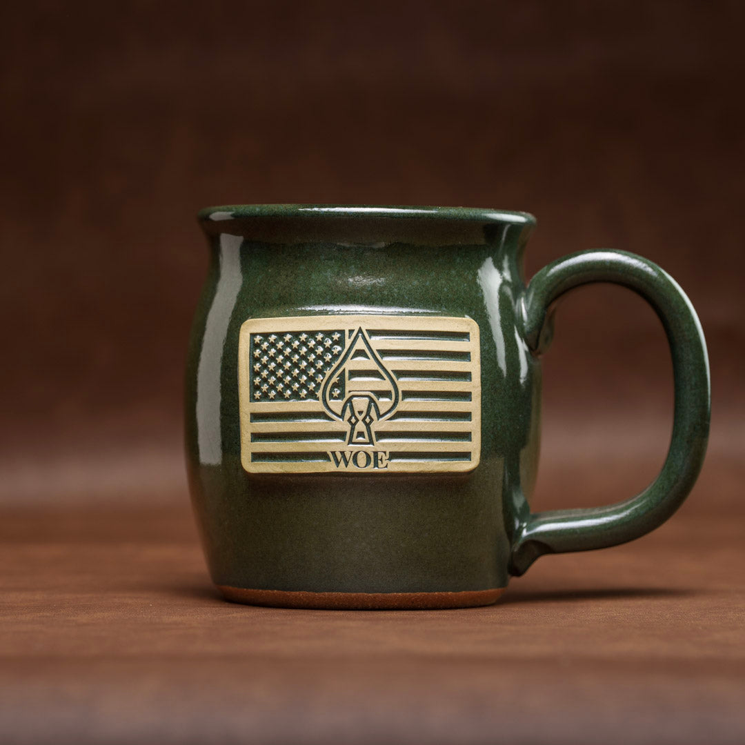 W.O.E. Coffee Mug - NEW USA SPEARHEAD VERSION