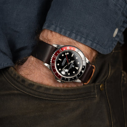 Safari Shell Cordovan Single-Pass Strap