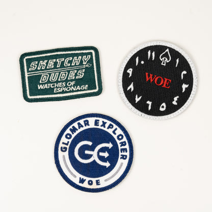 W.O.E. Patch Pack w/ Hook & Loop