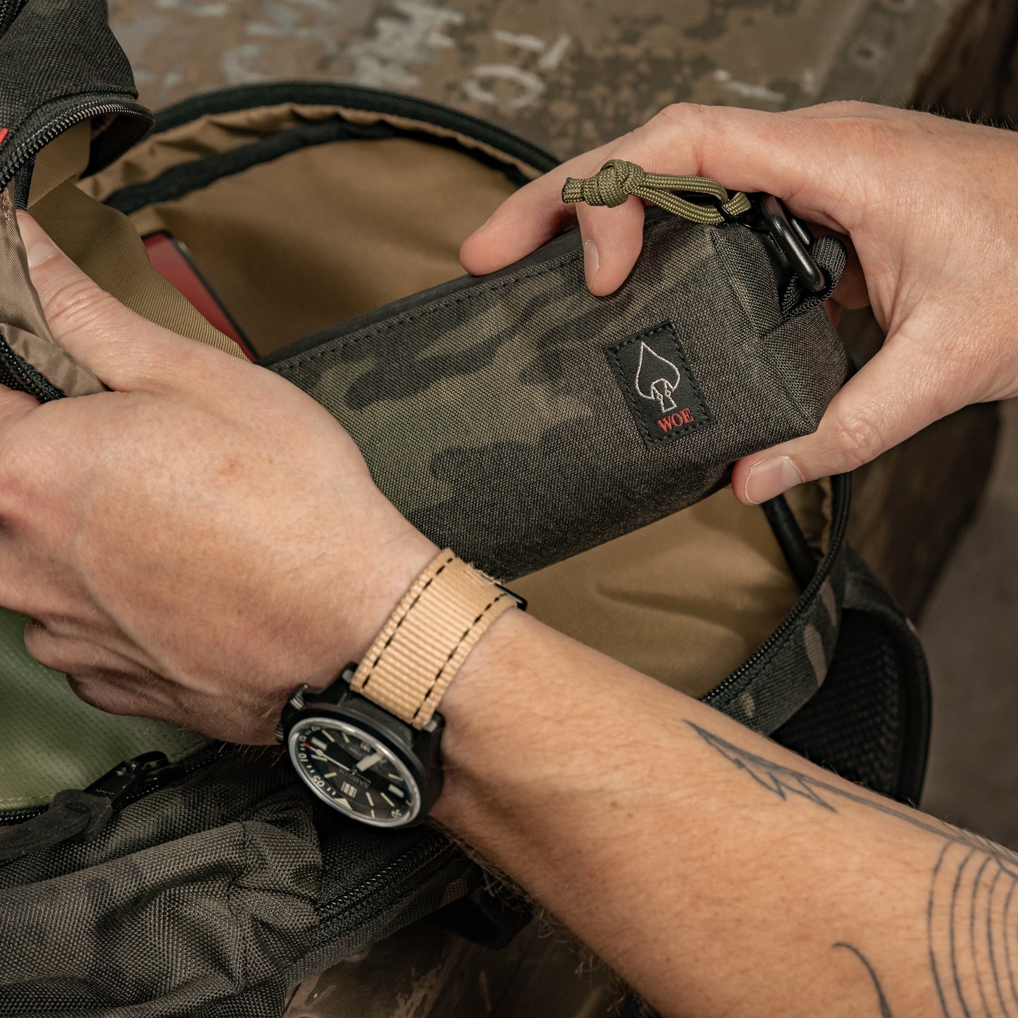 The W.O.E. X-Pac Strap Pouch