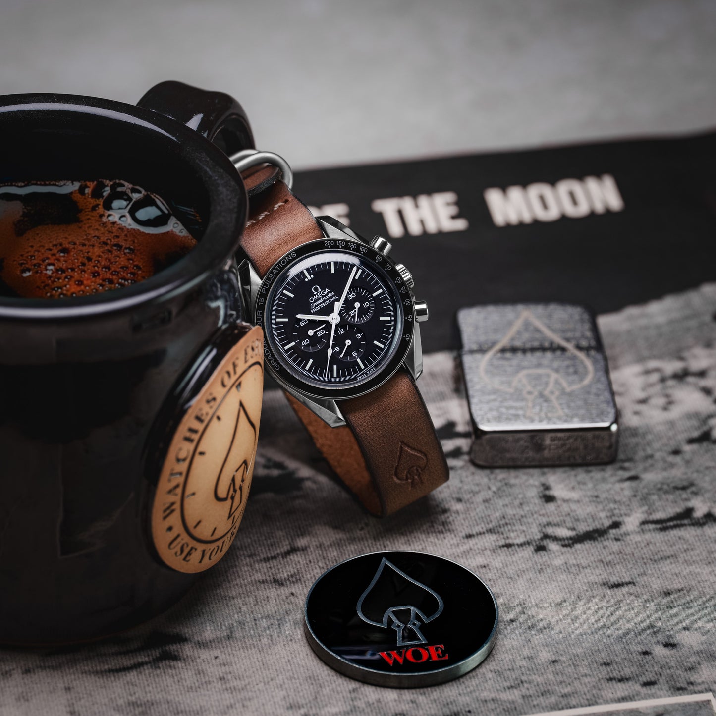 W.O.E. Leather Single Pass Strap