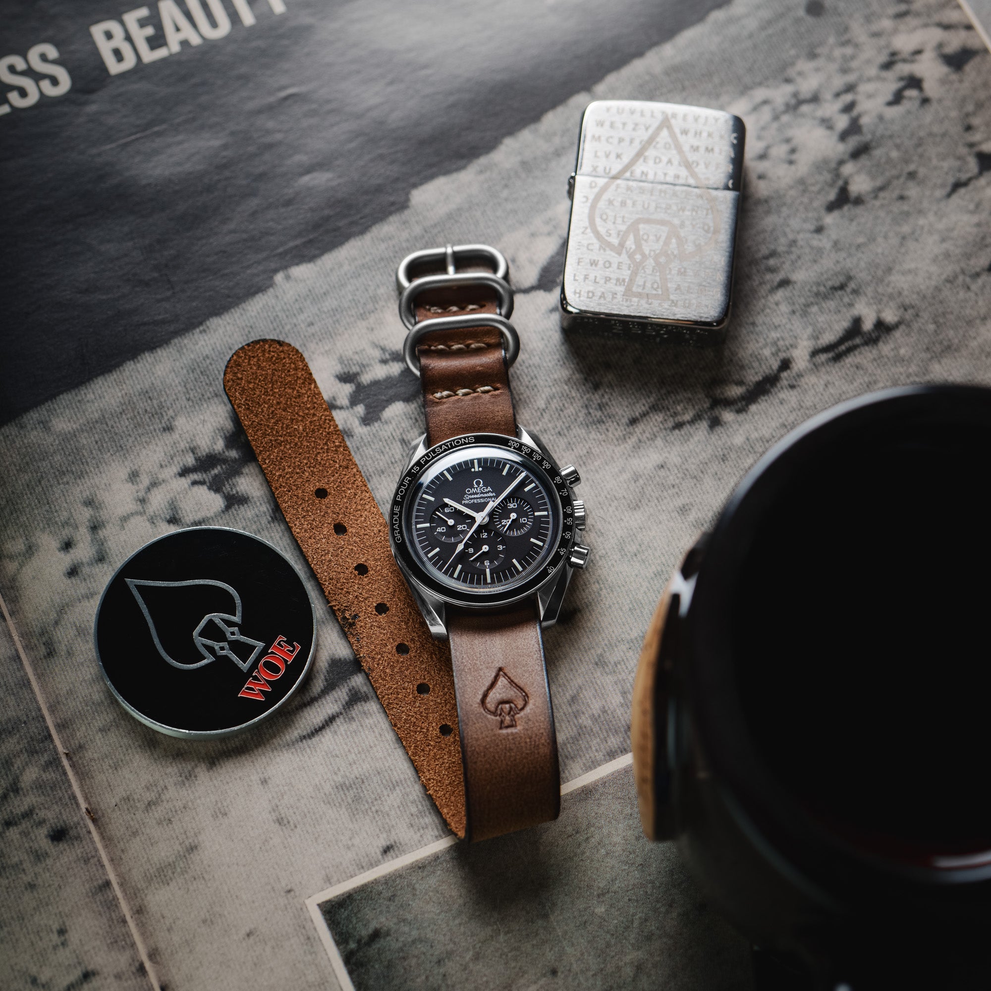 W.O.E. Leather Single Pass Strap