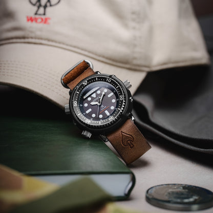 W.O.E. Leather Single Pass Strap