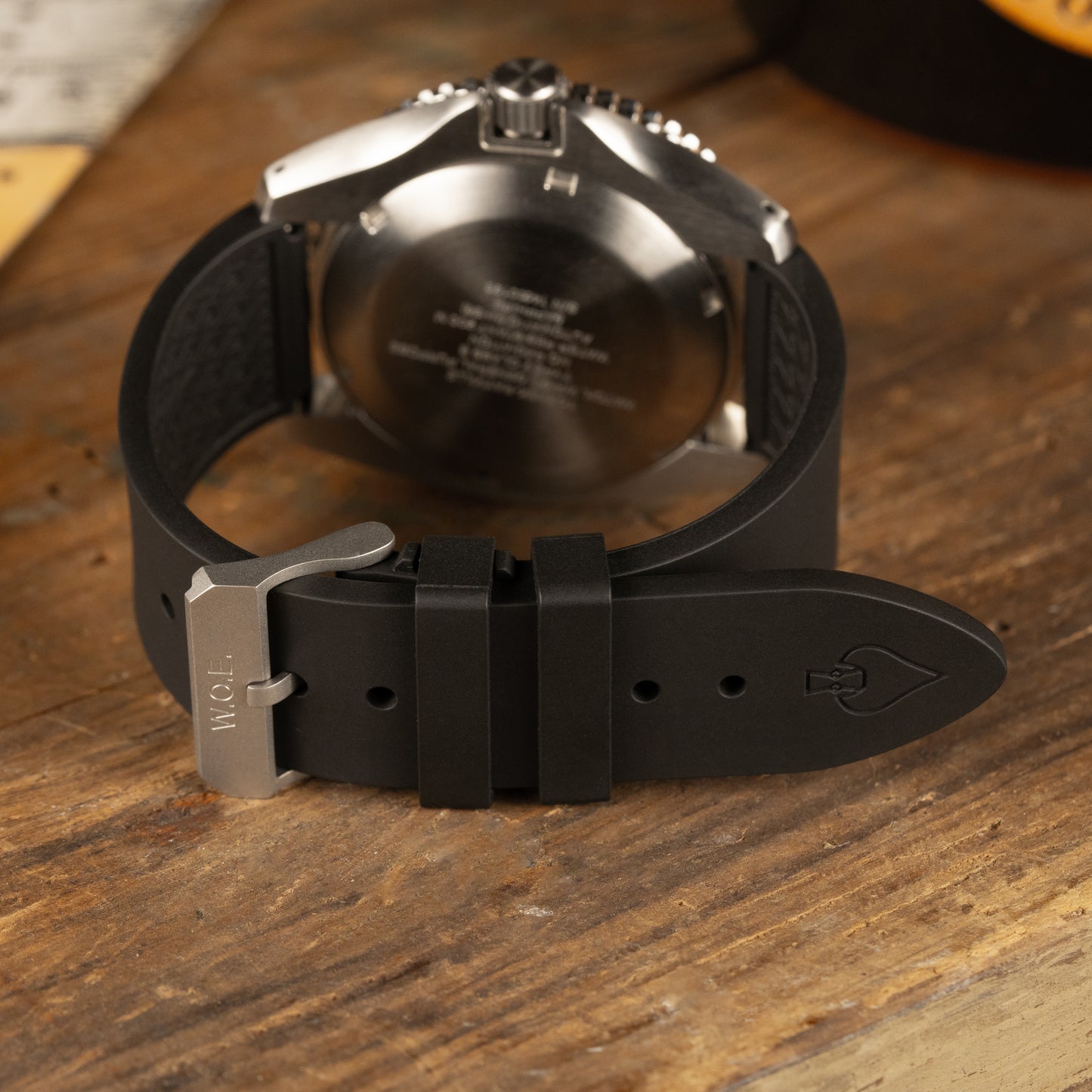 W.O.E. FKM Rubber Watch Strap