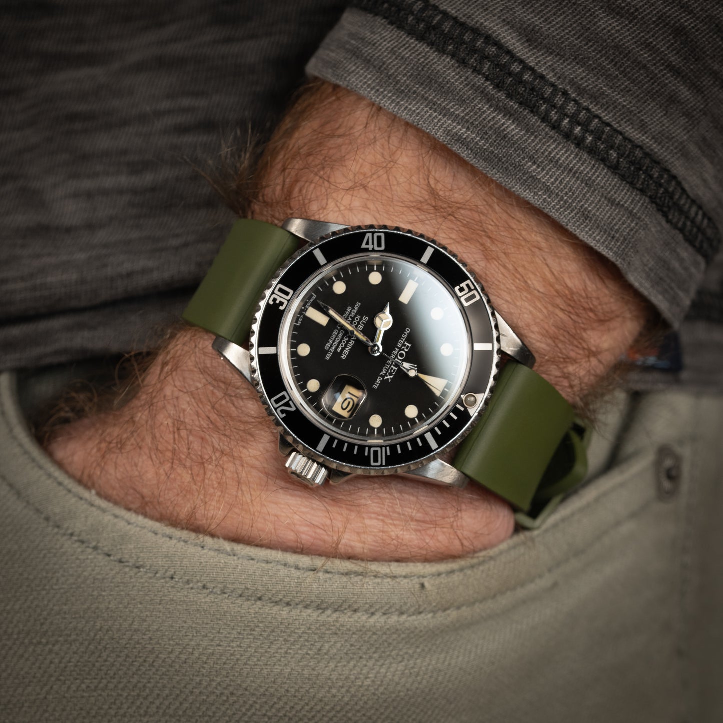 W.O.E. FKM Rubber Watch Strap