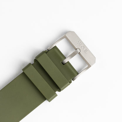 W.O.E. FKM Rubber Watch Strap