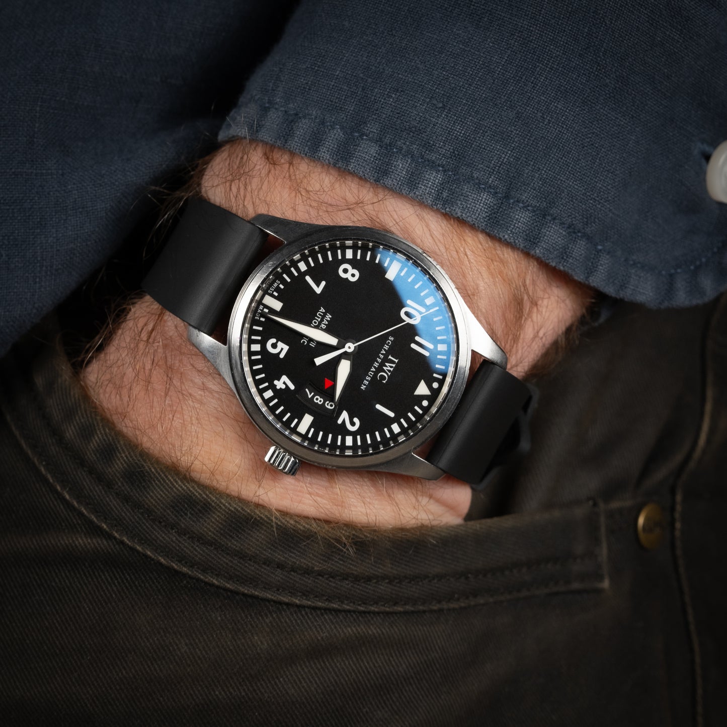 W.O.E. FKM Rubber Watch Strap